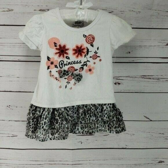 DDG Darlings Girls Floral Animal Print Princess Shirt Size 3T - Picture 7 of 7